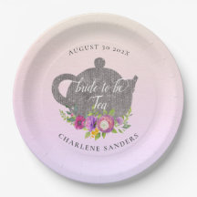 Spring Dawn Ranunculus and Rose Ombre Bridal Tea