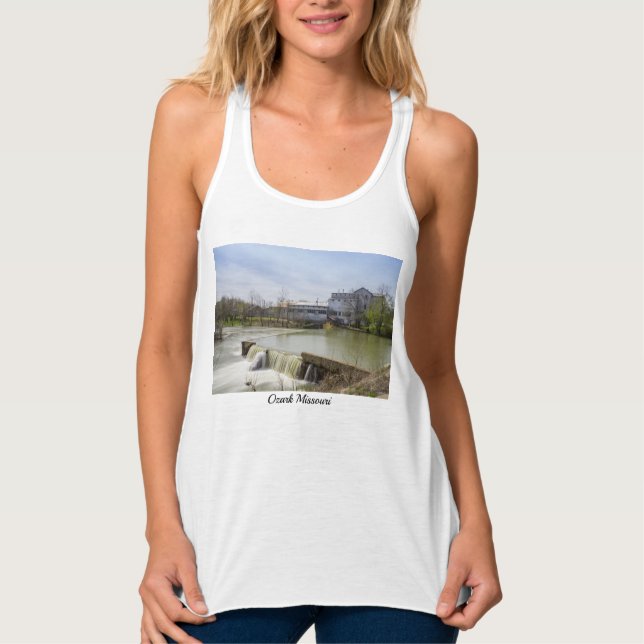 Spring Day At Ozark Mill Tank Top (Front)