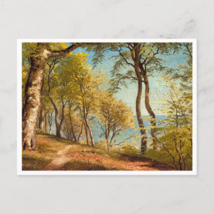 Spring day in the forest by Peder Mork Monsted Postcard