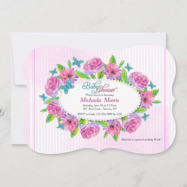 Spring Delight Invitation (Front)