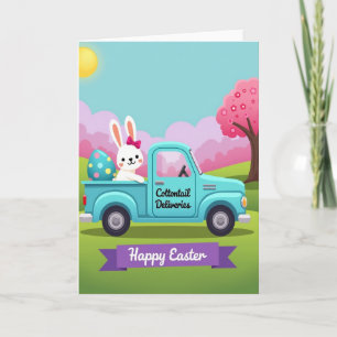 Spring Delivery Truck Scene Card