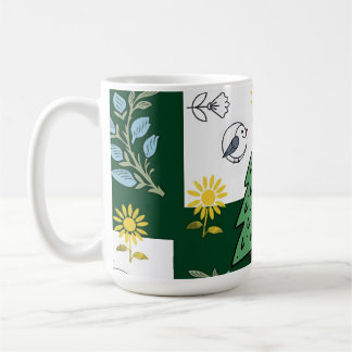 Spring design women's socks coffee mug