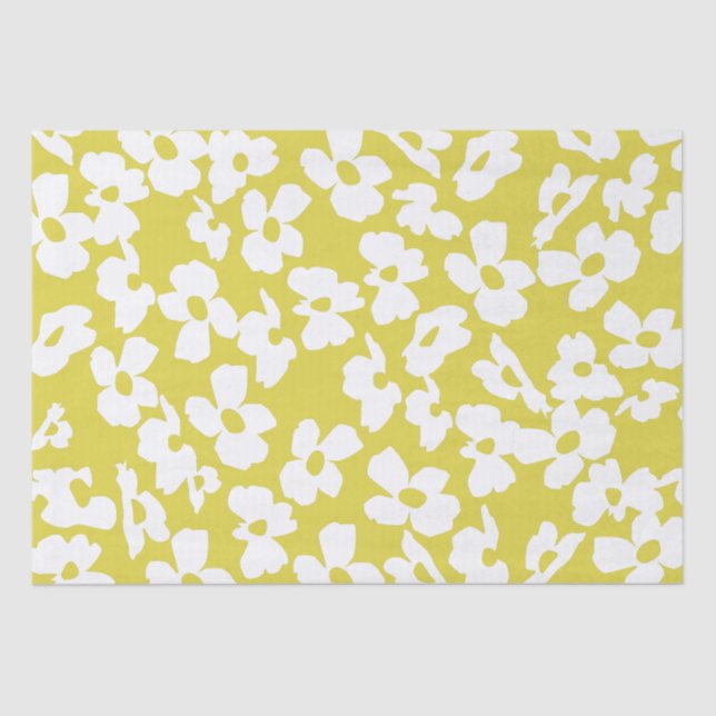 Spring Dogwood flower patterns   Tissue Paper (Front)