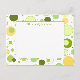 Spring Dots Postcard