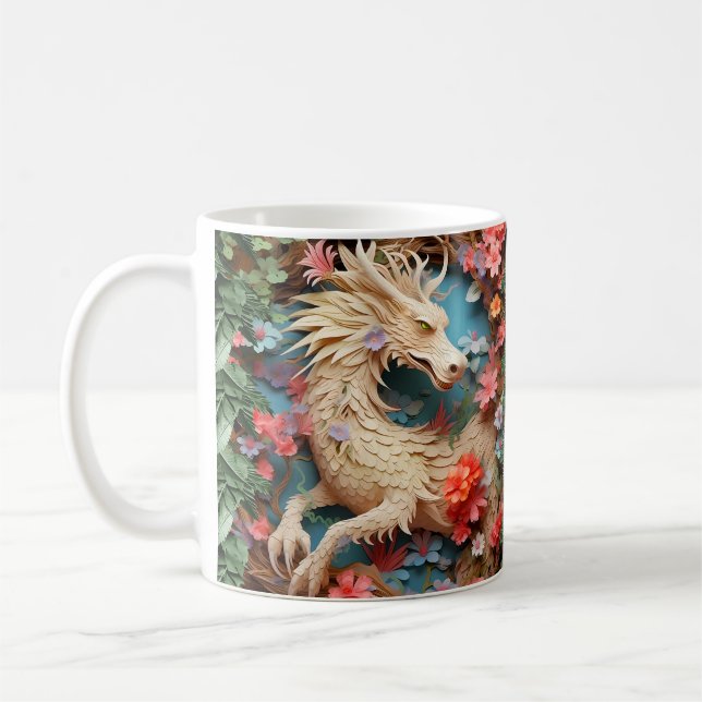 spring dragon 11oz coffee mug (Left)