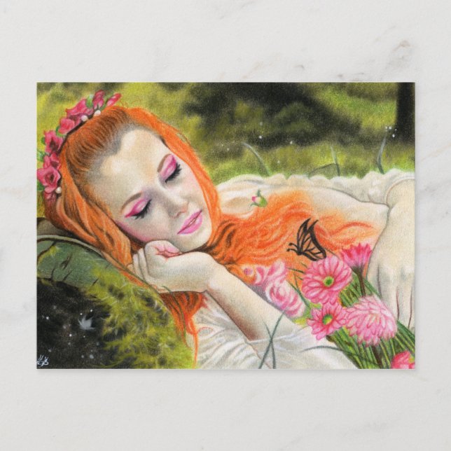 Spring dream beauty postcard (Front)