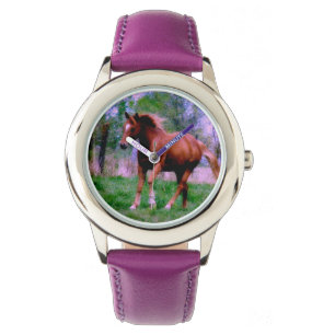 Spring Dreams, Sorrel Horse Trotting Watch