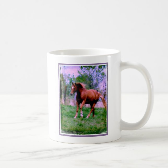 Spring Dreams, Sorrel Trotting Coffee Mug (Right)