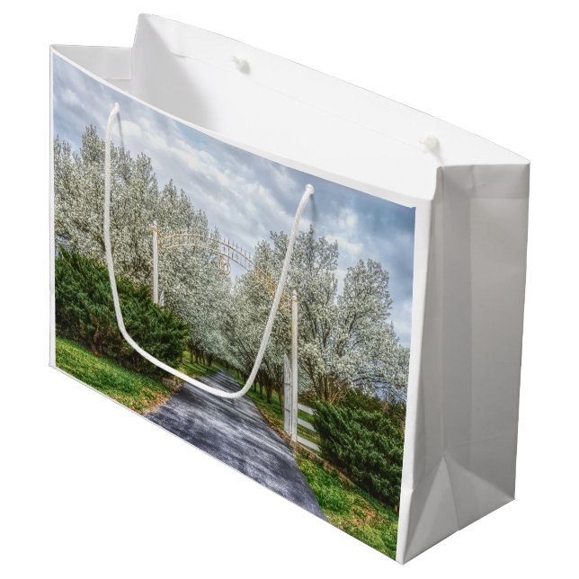 Spring Drive Home Large Gift Bag (Front Angled)