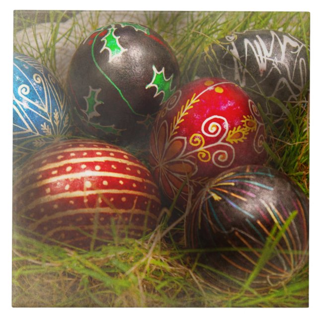 Spring - Easter - Easter Eggs Tile (Front)