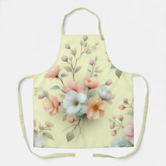 Spring Easter Flowers Apron