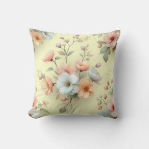 Spring Easter Flowers Cushion