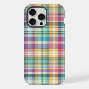 Spring/Easter pastel plaid/tartan  iPhone 15 Pro Max Case