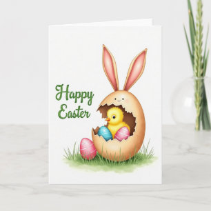 Spring Egg Hatchling Hello Card