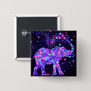 Spring Elephant Button