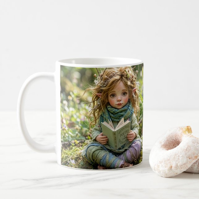 Spring Elf Coffee Mug (With Donut)