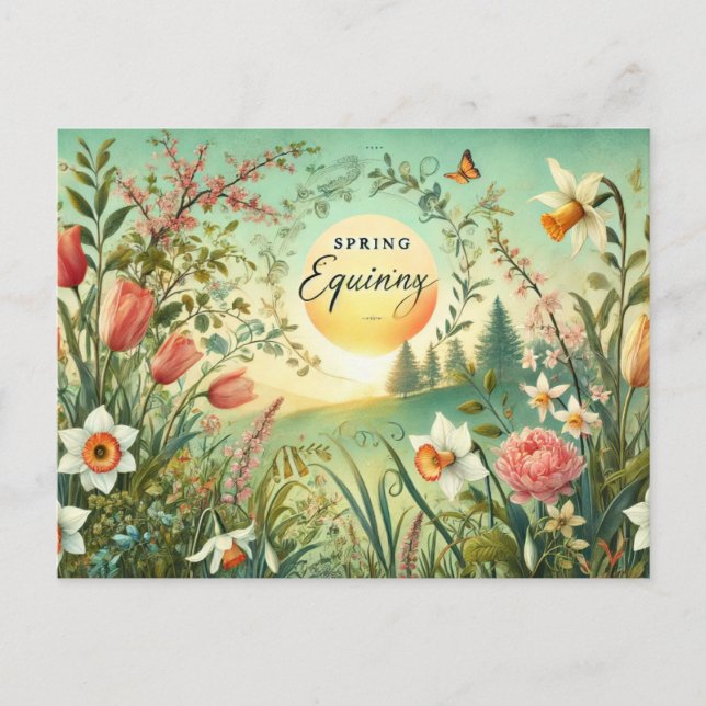 Spring Equinox Postcard (Front)
