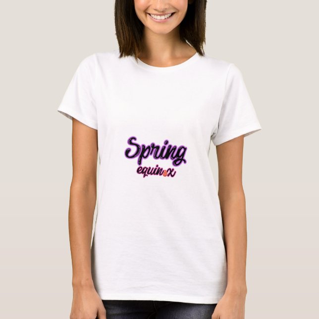Spring equinox T-shirt /spring T-shirt /spring (Front)