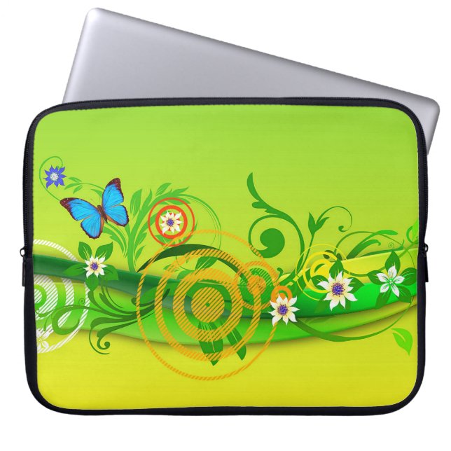 Spring Explosion Laptop Sleeve (Front)