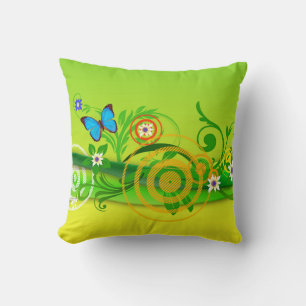 Spring Explosion Throw PIllow