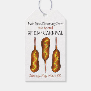 Spring Fair Carnival Festival Corn Dog Corndog Gift Tags