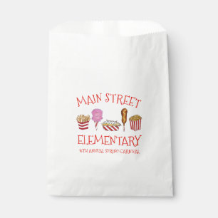 Spring Fair Carnival Festival Foods Corndog Nachos Favour Bags