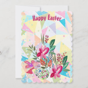 Spring Fairy Easter Egg Decorative Flower Greenery