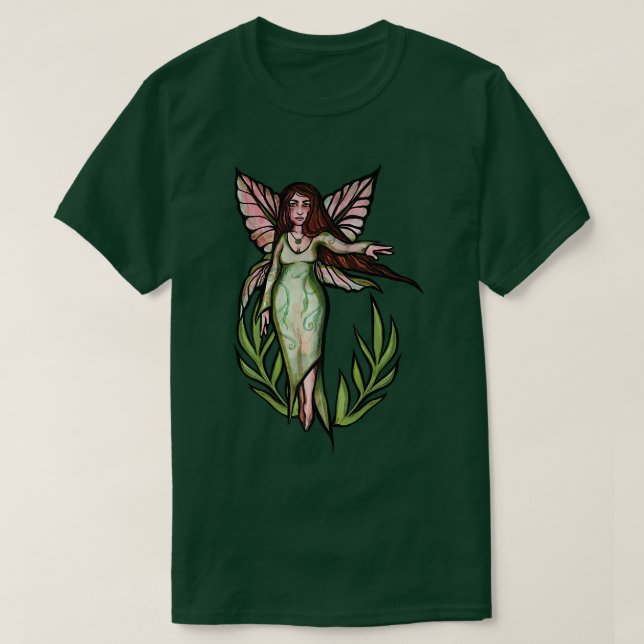 Spring Fairy leaf ArtT-Shirt T-Shirt (Design Front)