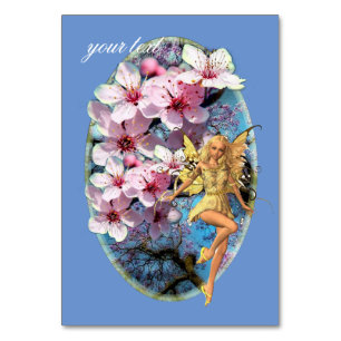Spring fairy table number
