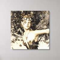 Spring Fairy Woodland Vintage Photo Fantasy Art