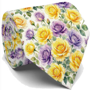 Spring Fashion Wedding & Event Floral Necktie