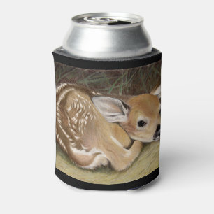 Spring Fawn Can Cooler
