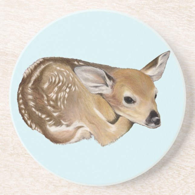 Spring Fawn Coaster (Front)