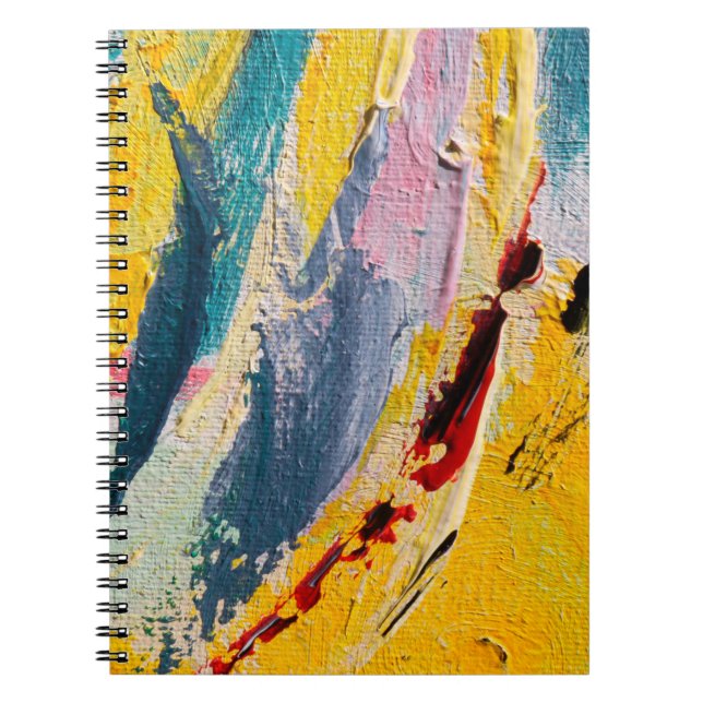 Spring Festival. Multicolored texture painting. Ab Notebook (Front)