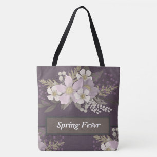 Spring Fever Floral Tote Bag