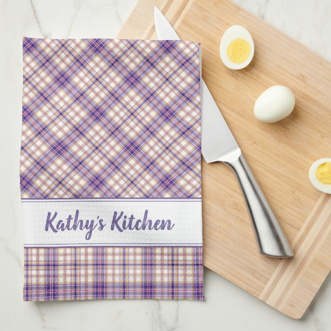 Spring Fever Plaid Tea Towel (Quarter Fold)