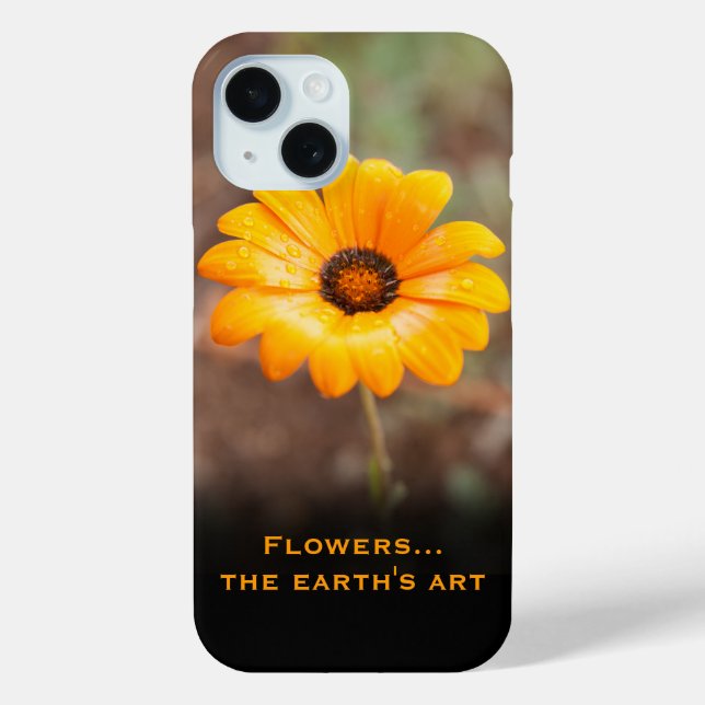 Spring Flash African Daisy Close Up Photo Custom Case-Mate iPhone Case (Back)