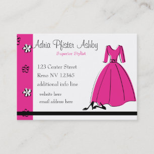 Spring Fling Fashion Business Card