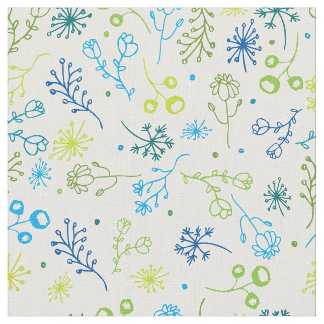 Spring Fling Floral Fabric (Close Up)
