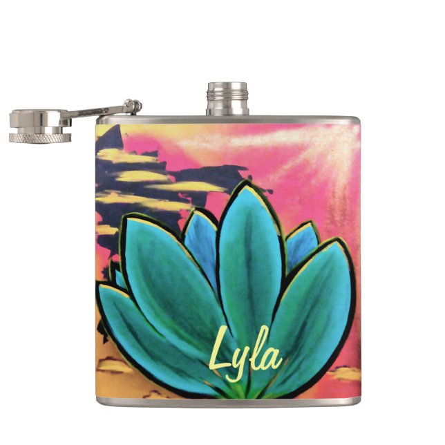 Spring Fling Hip Flask (Opened)