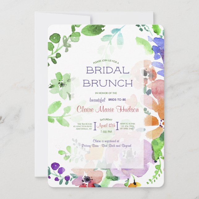 Spring Fling Invitation (Front)