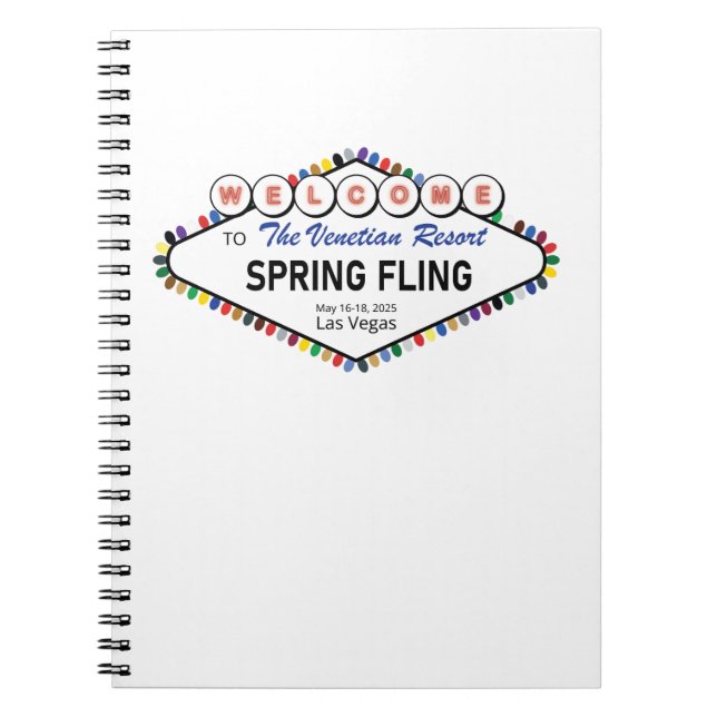 Spring Fling Notebook (Front)