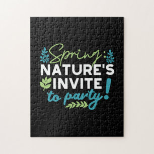Spring Fling Party - Nature's Celebration Call Jigsaw Puzzle