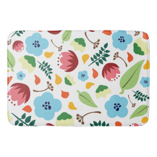 Spring Floral  Bath Mat
