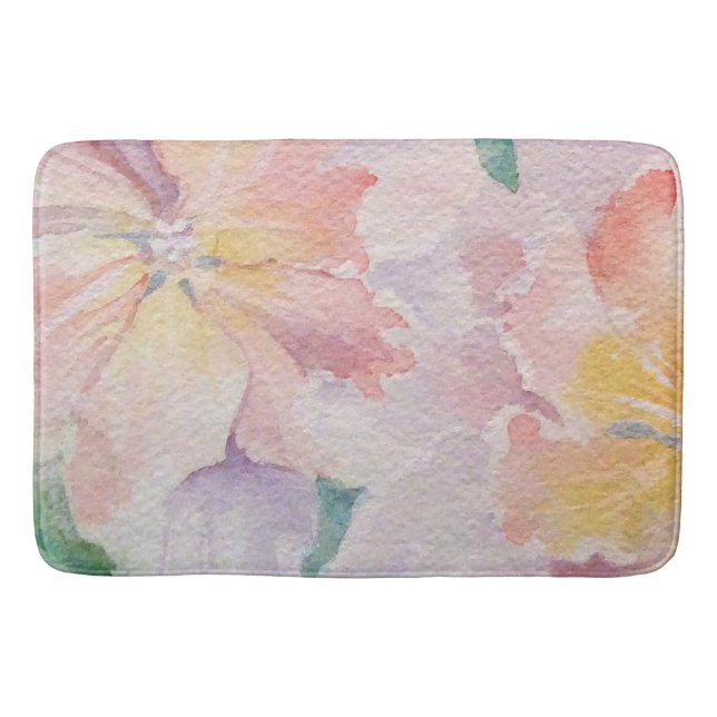 Spring Floral Bath Mat (Front)