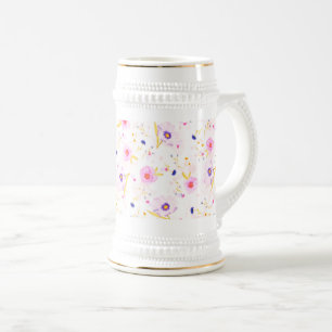 Spring Floral Beer Stein