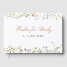 Spring Floral Border Baby Shower