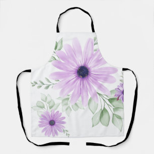 Spring Floral Botanical Pattern Colourful Apron