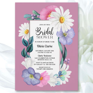 Spring Floral Bridal Shower Invitation