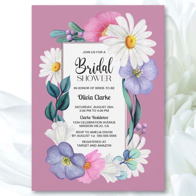 Spring Floral Bridal Shower Invitation (Creator Uploaded)